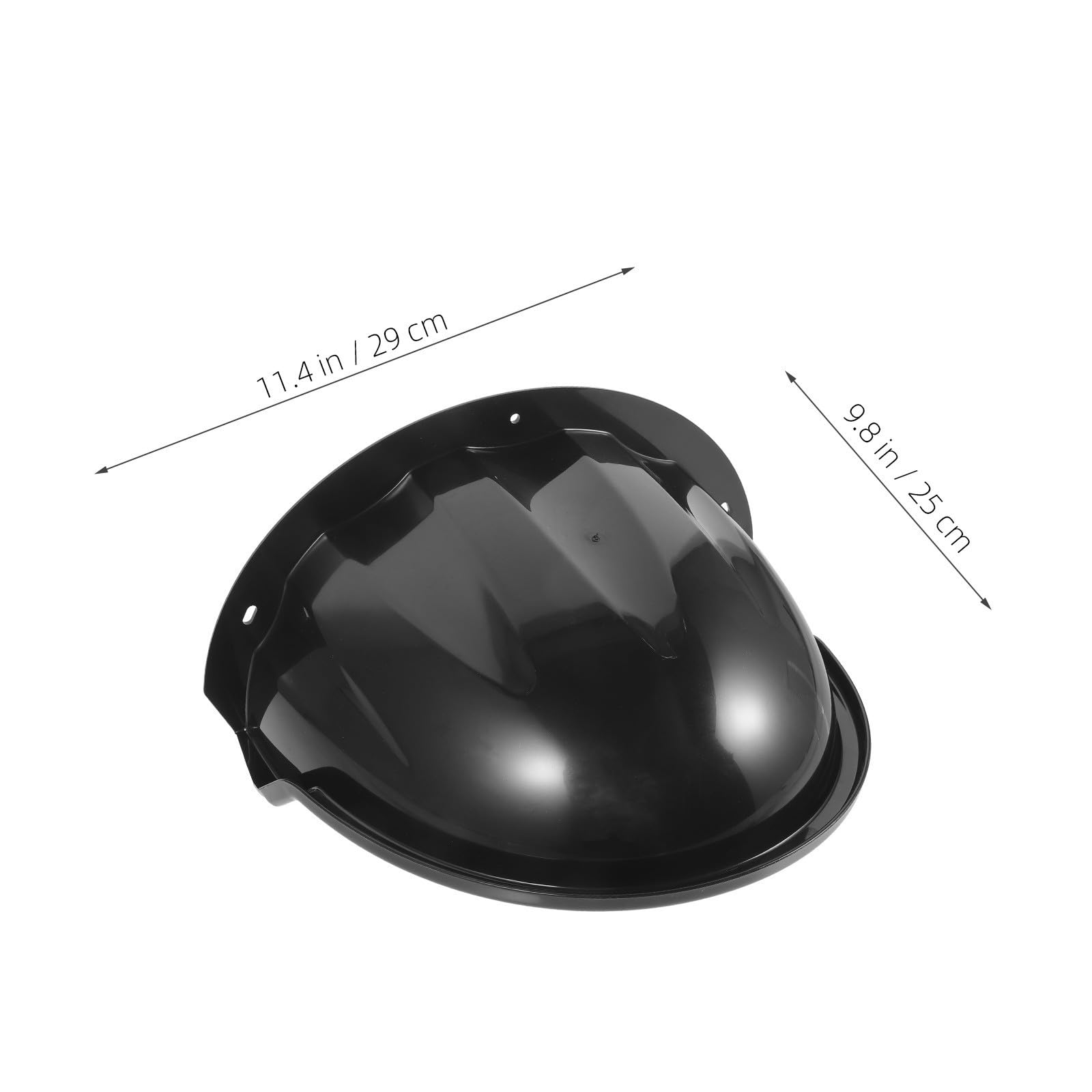 Cache-caméra Résistant à la Déformation de Sécurité Extérieur en ABS Noir, Protection Pluie et Soleil, Résistant la Déformation, Design Simple et Élégant pour Système de Caméra