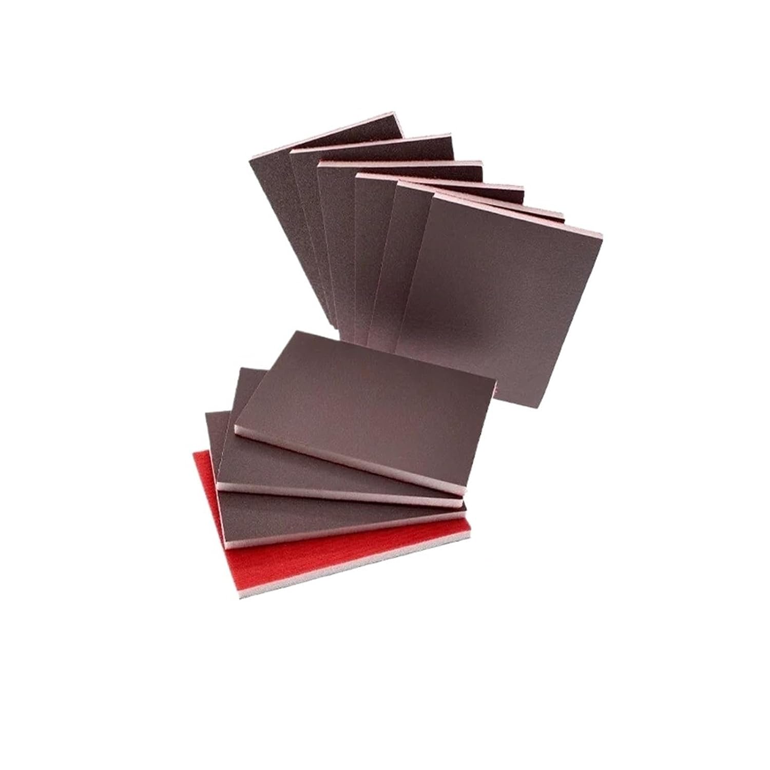 75 * 100MM Ultra Fine Wet Dry Sanding Sponge Blocks 10/20Pcs Assorted Grit 120-3000 Washable Reusable for Polishing Abrasive Tools(500-600,10pcs)