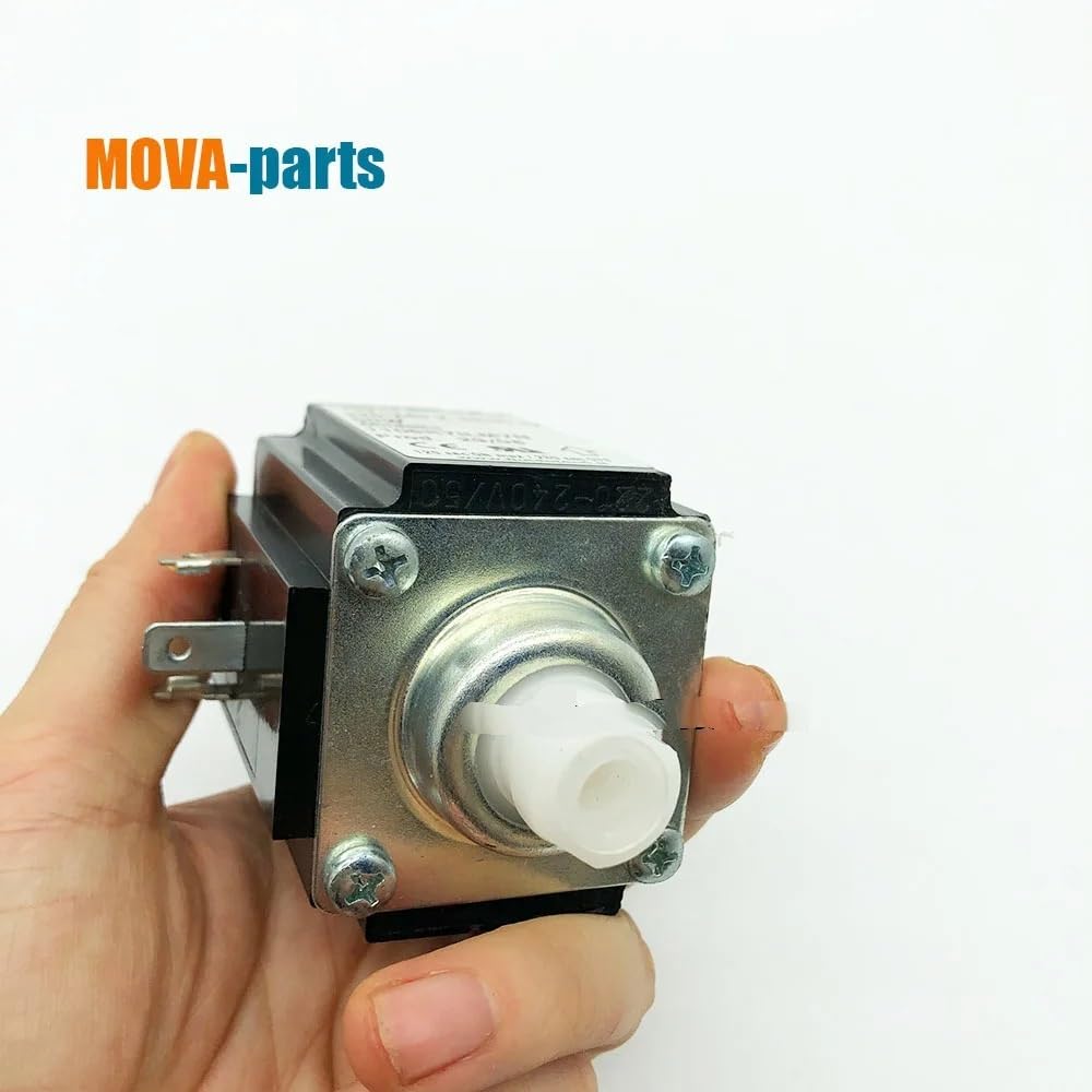 Compatible con FLUID-O-TECH 1106RYILM7N, bomba de agua de 50 W for máquina de café expreso, 220-240 V | Bomba de pistón, 220/240V, cabeza de latón, diseño amortiguador, reemplazo agua máquina espresso