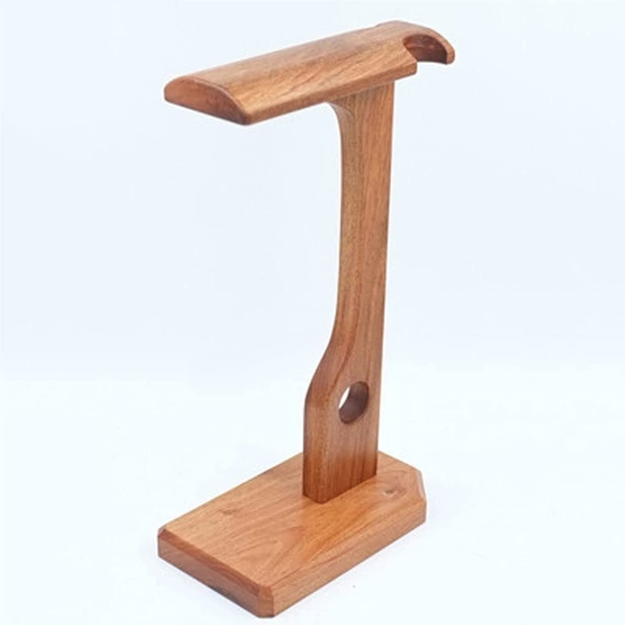 Supporto per Cuffie Supporto per Cuffie in Legno Massello per Multifunzione con Vano Portaoggetti Headphone Stand(A)