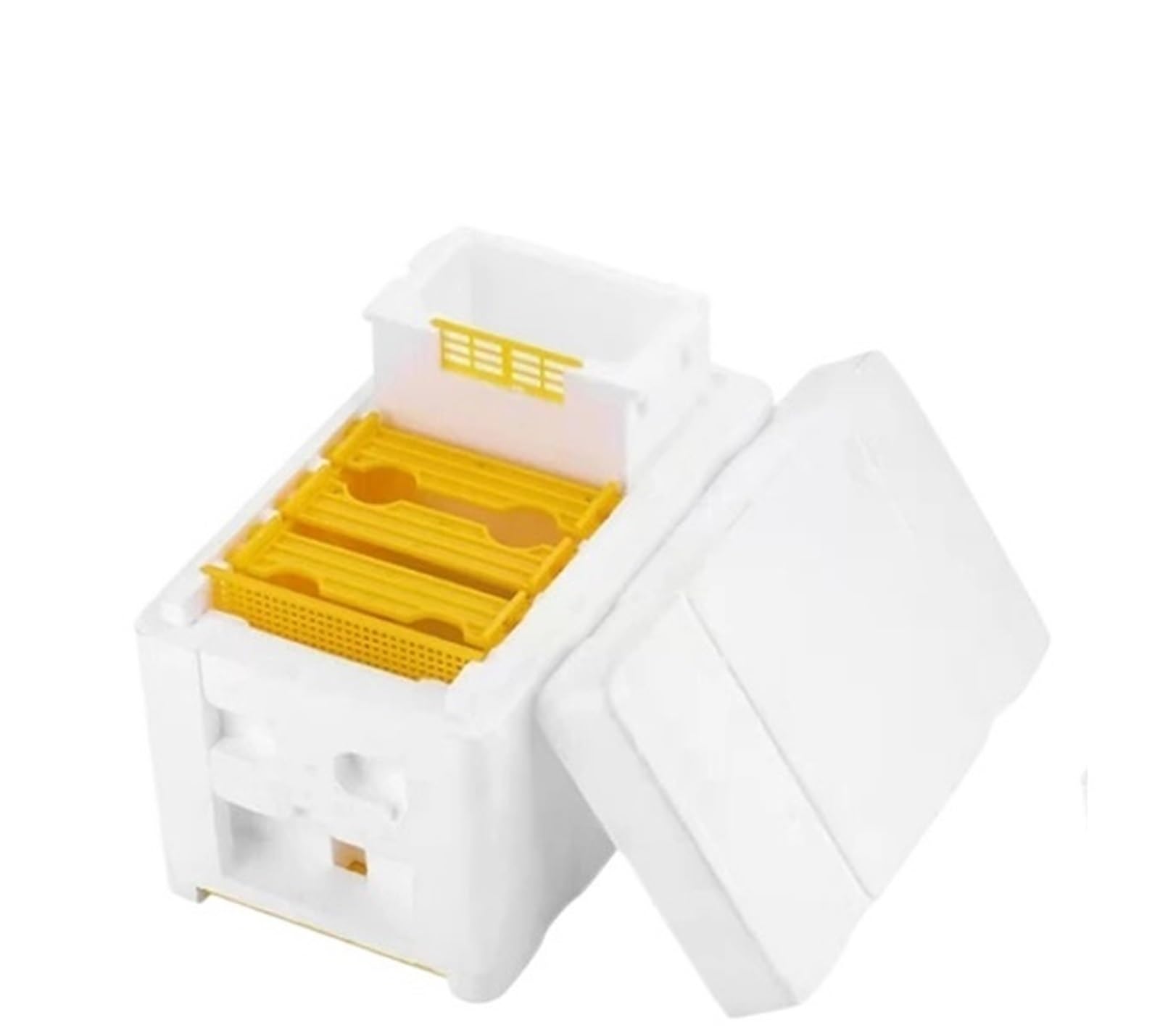 1/2/3pcs Beehive Beekeeping King Box Foam Home Bee Hive Pollination Boxes Harvest Bee Hive Beekeeper Mating Accessories(2 PCS)