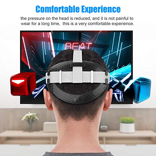 AMVR Head Back Padding,Gravity Pressure Balance Cushion Comfortable Soft TPU Pad Accessories for Meta Quest 2 Headset… - Image 4