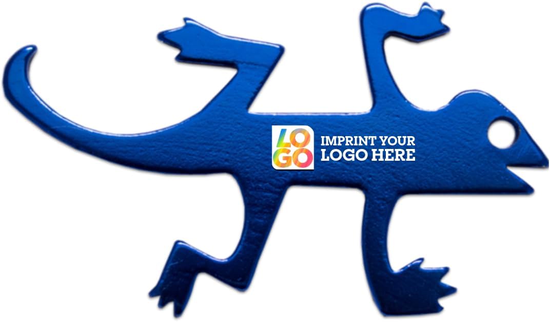 Custom Imprinted Lizard-Shaped Bottle Opener for Events, Bars, and Brand Display (Red, QTY 1000)