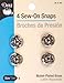 Dritz Sew-On Snaps Nickel Size 4