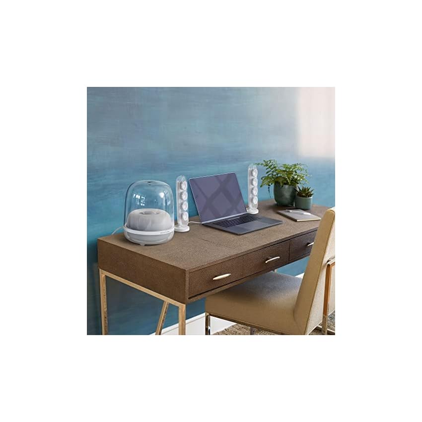 harman/kardon soundsticks 4 système de haut parleurs bluetooth blanc