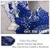 ShiDianYi 12''x72'' Navy Blue Sequin Table Runner - Sparkly Metallic Sequin Runner for Wedding, Bridal Shower, Dinner Party, Ready to Ship!