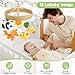 PIIKAGO Animals Baby Crib Mobile - Safari Baby Mobile for Crib with 12 Lullabies for Boys & Girls, Nursery Mobiles, Fits Standard Cribs, Forest Nursery Decor