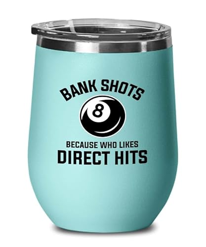 Luxe Gifting Billiard Teal Edition Wine Tumbler 12oz - Bank