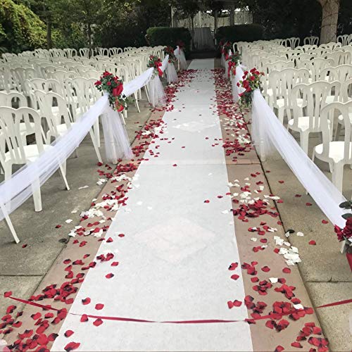 Neo Loons 1000 Pcs Artificial Silk Rose Petals Decoration Wedding Party Color Dark Red & Burgundy #TOP4