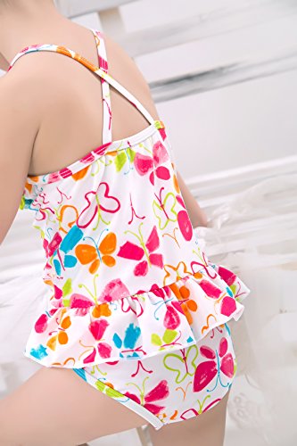 最安値 Zolomi 子供水着 女の子 のワンピース 水着 可愛い サイズ 90 100 110 1 130 140 150 160 130 ホワイトの価格比較