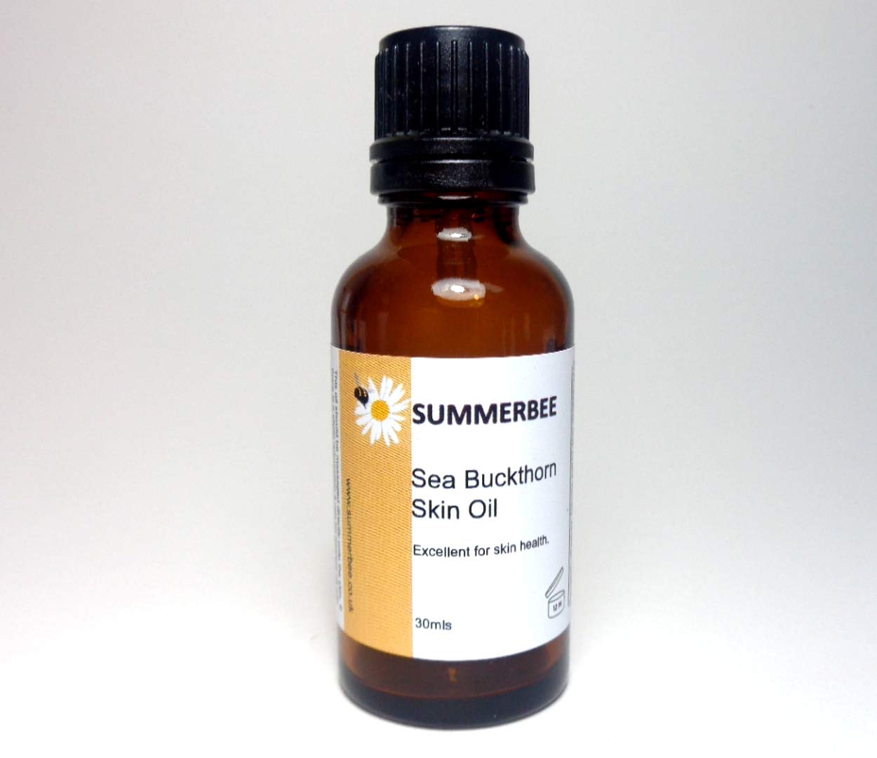 Summerbee Sea buckthorn skin oil 30mls - diluted for direct skin application.