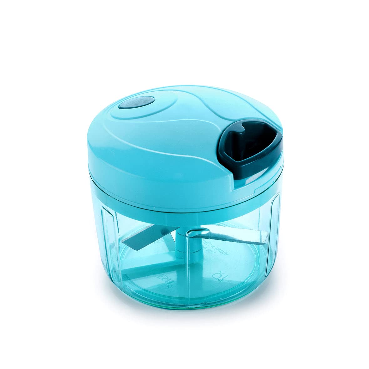 SNAG ganesh chopper plastic and stainless steel blade quick chopper Ideals for onion,vegetables,dry fruits,nuts etc (725 ml)-image-46