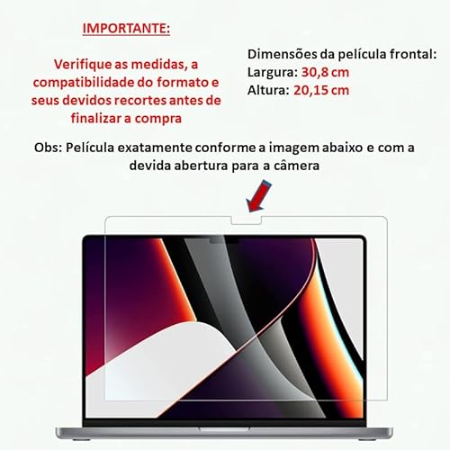 Película HPrime para Apple MacBook Pro 14 A2442 (2021) - PET Fosca