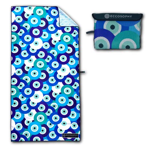 ECCOSOPHY Microfiber Beach Towel -Sand Free Towels are