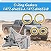 O-Ring Gaskets F4TZ-6N653-A F4TZ-6N653-B Replacement for 1994-2003 Ford 7.3L Powerstroke Diesel Turbo Pedestal and E-350 E-450 Econoline Vans F750F-250Super Duty