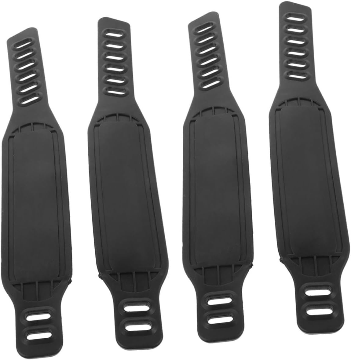 KICHOUSE 2Pairs Bike Pedal Straps Exercise Bike Fixing Straps for Stationary Cycling Multi Functional Foot Support Colors for Shared Use