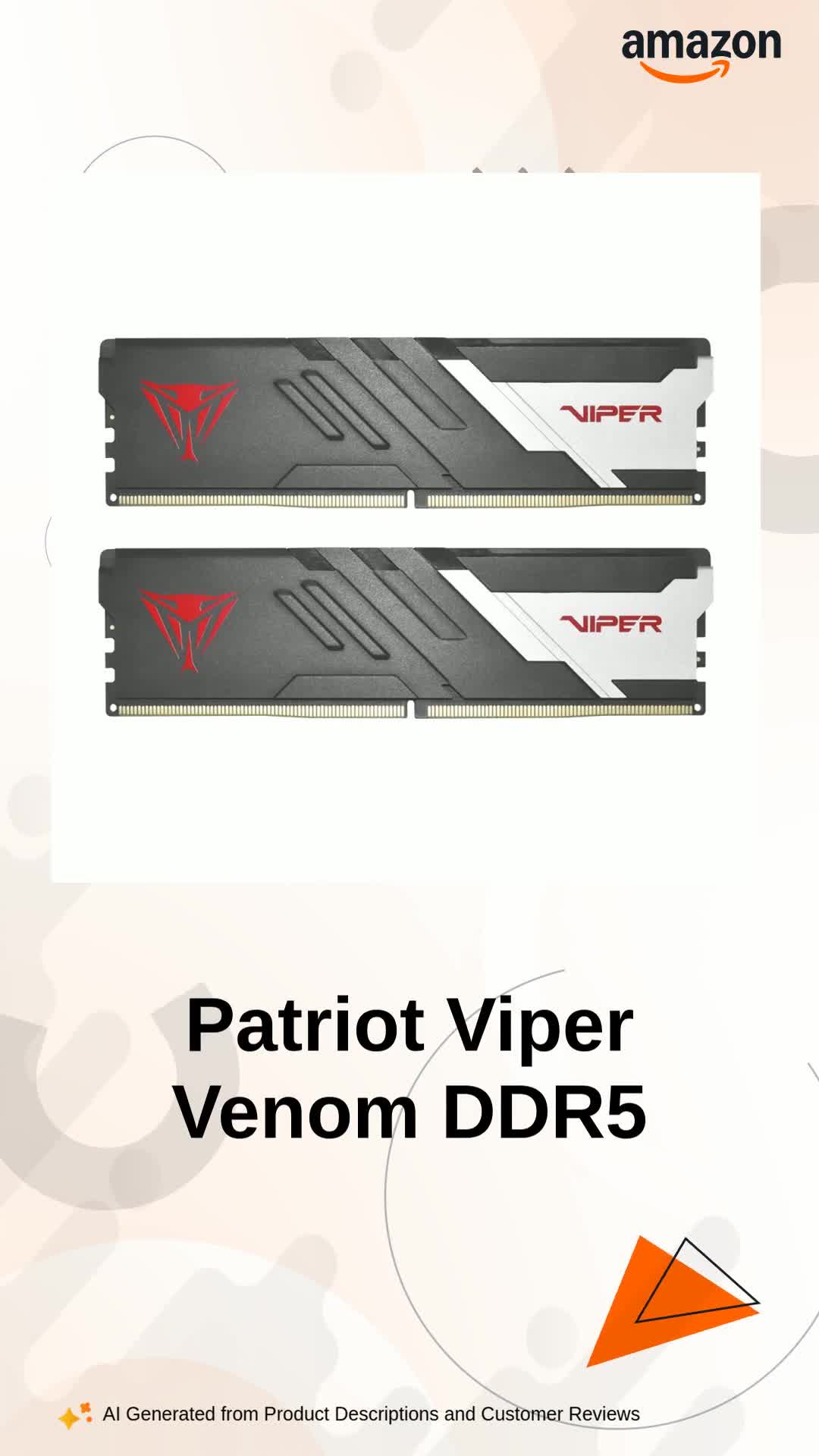 Patriot Memory Viper Venom DDR5 32GB Desktop Gaming Memory Kit