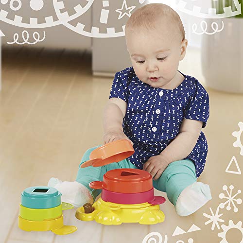 Playskool Stack 'N Stow Nesting Activity Toy For Toddlers And Babies 9 Months And Up With 7 Cups And Easy Storage For On The Go (Amazon Exclusive) , Multicolor #TOP4