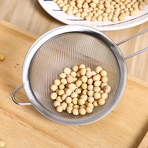 Cabilock 3Pcs Escumadeiras de Aço Inoxidável Colher Malha Fina Colheres Coador de Alimentos Graxa Fi