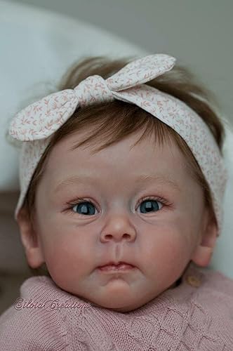 Miniatura 5 de Angelbaby Reborn - Kit de muñeca de silicona para niños pequeños, 22-23 pulgadas, sin pintar, kit Reborn en blanco que incluye cabeza + extremidades