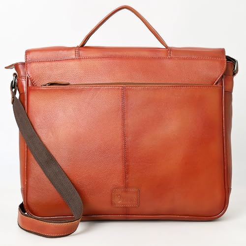 Briefcase Genuine Leather women bag western OHM118C4