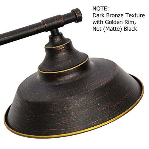 KingSo Bathroom Vanity Light 3 Light Wall Sconce Fixture Industrial Indoor Wall Mount Lamp Shade for Bathroom Kitchen Living Room Workshop Cafe