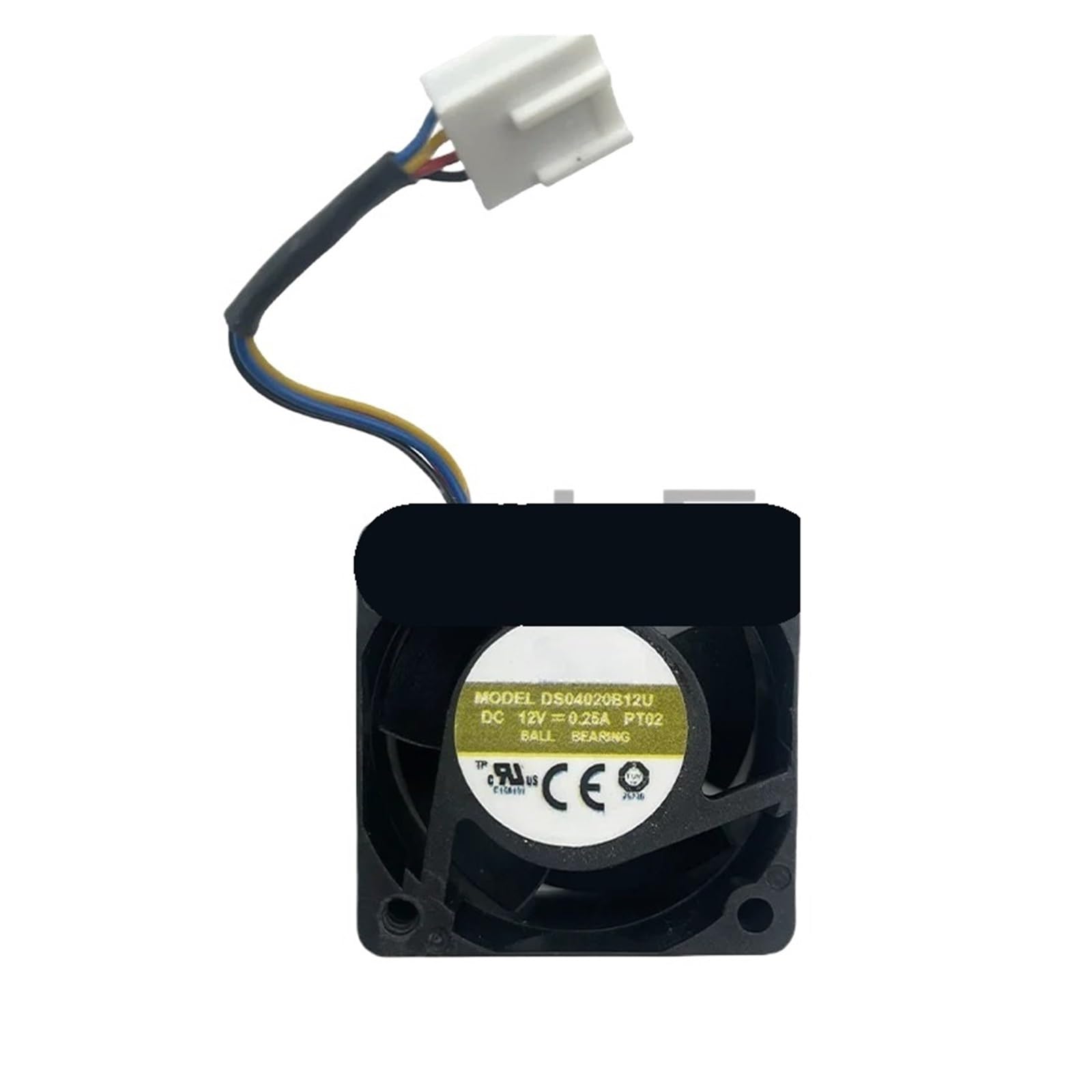 JJKKOZVQF DS04020B12U 4020 40MM 4CM 40X40X20 12V 0.25A Cooling Fan PWM Speed Adjustment Strong Air