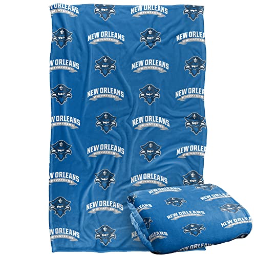 University of New Orleans Blanket, 36"x58" Logo Pattern, Silky Touch Super Soft Throw Blanket