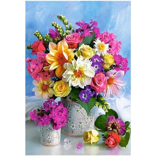 Broderie Diamant Kit Complet Vase pour illuminer la décoration de votre salon
