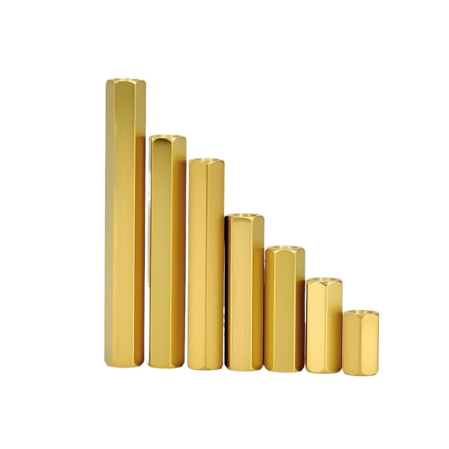 M3 Hex Brass Motherboard Standoffs to Female Board Rack Spacers Thread PCB Spacing Columns Hexagonal Bolt Screw Standoff(Length 8mm (50pcs))