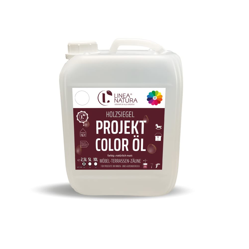 LINEA NATURA® Projekt Color Huile dure Couleur chêne sauvage Gris 2,5 l