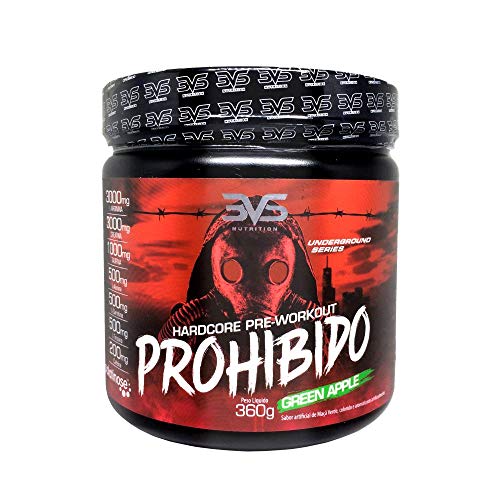 Prohibido - Pré Treino (360g) - 3vs Nutrition - Maçã Verde