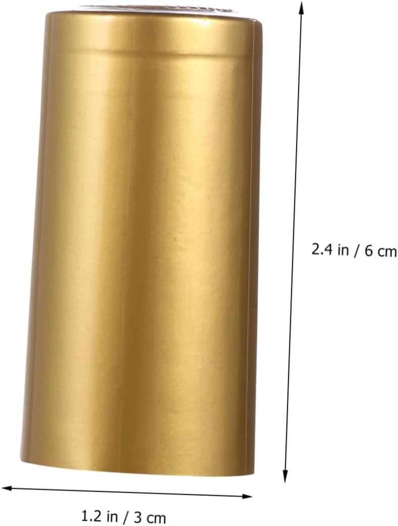 BESTYASH 100Pcs Heat Shrink Film for Wine Bottles Easy to Use Sealing Capsules Wine Heat Shrink Wrap for Bars and Restaurants Quick Tear
