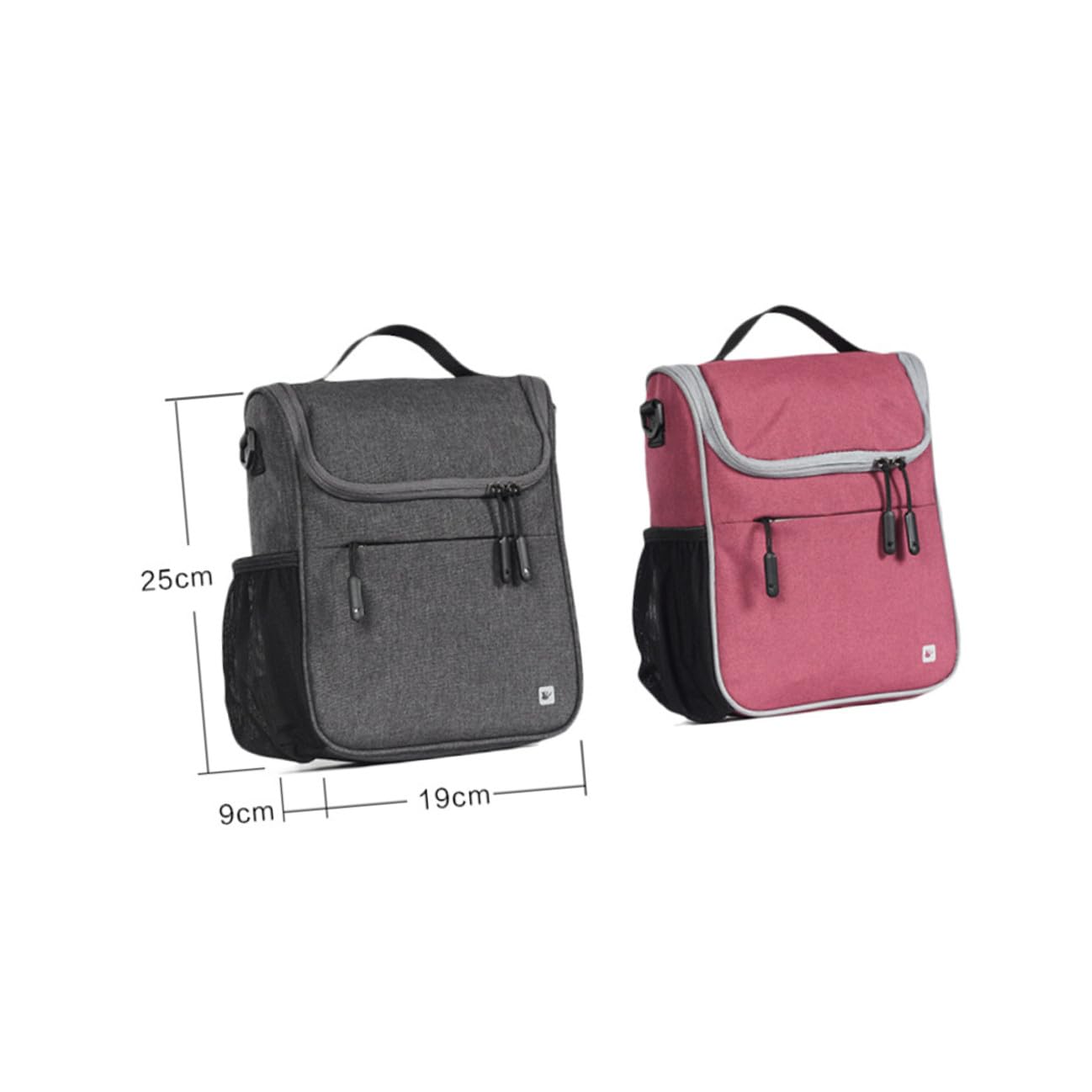 Hemobllo Borsa Manubrio Bici Capienza Borsa Anteriore Per Bici Accessorio Ciclismo Fissaggio Manubrio Chiusura Scatto