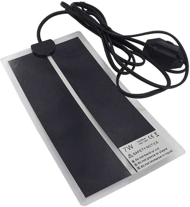 Manta térmica para terrário com ajuste de temperatura Abustle pig 7 W 110 V 14 x 28 cm