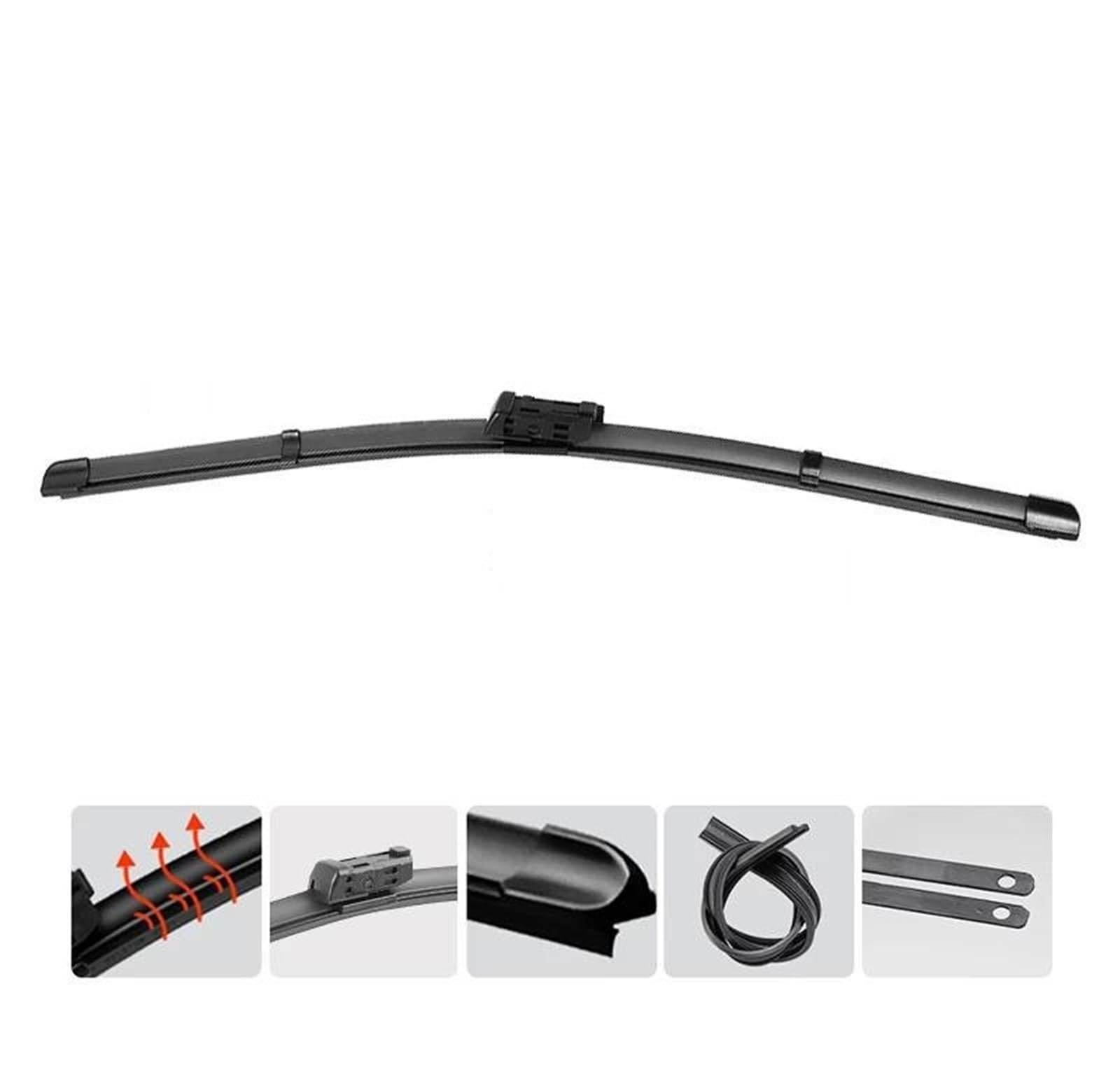 Kit De Escobillas Limpiaparabrisas Delanteras Y Traseras Para Ford Para Mondeo MK4 Para Estate 2007-2014 Limpiaparabrisas(LHD)