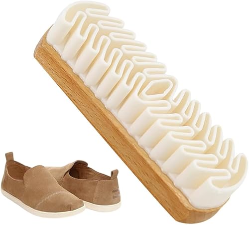 Cepillo para zapatos de gamuza, cepillo de limpieza de zapatos 2026 para gamuza Nubuck áspero cuero y zapatos de forro polar, cepillo de cuidado