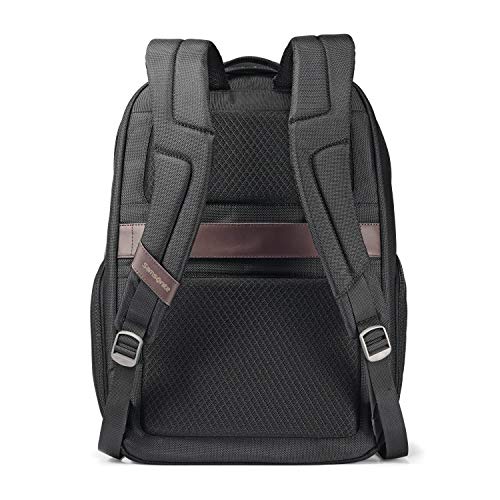 Samsonite Kombi Business Backpack – Ballistic Nylon, 15.6” Laptop Compartment, Tablet Pocket, SmartSleeve™, Multi-Pocket Organizer, Padded Straps & Back, Top Handle, Fleece-Lined Accessory Pocket