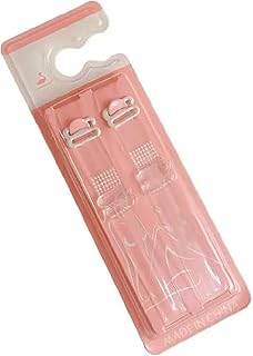 حمالات لحمالة الصدر شفافة غير مرئية قابلة للفصل ة للتعديل من السيليكون للنساء حمالة مرنة اكسسوارات داخلية شفاف 135cm