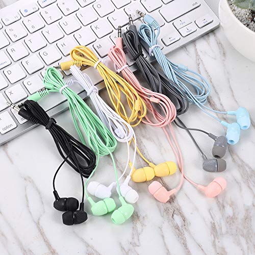 Wensdo Kids Earbuds Bulk 200 Pack Macaron Colors Mixed, Durable Earphones in-Ear Headphones Perfect for Schools Classroom Students Teens Children Gift and Adult by Wensdo - Image 7