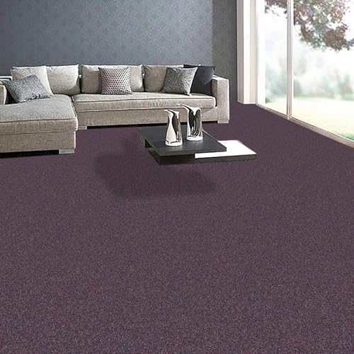 Image of FC Texture-2-Purple Carpet Luxurious Feel Floring for Residential, Commercial Office & Home and Sound Absorbing Durable Easy Clean Low Maintenance for High Traffic Areas