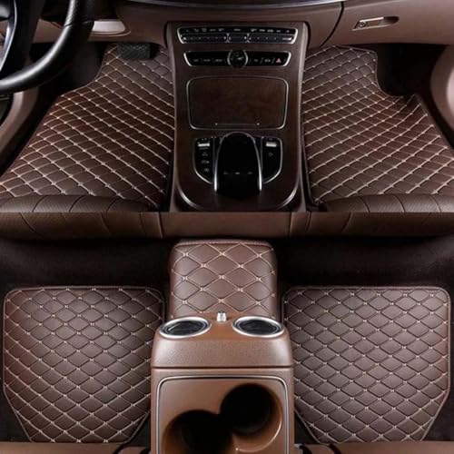 SPYMX Alfombrillas de coche personalizadas para SsangYong Rodius 2014 2015 2016 2017 2018 2019, cuero impermeable, antideslizante, cobertura completa, accesorios interiores, D