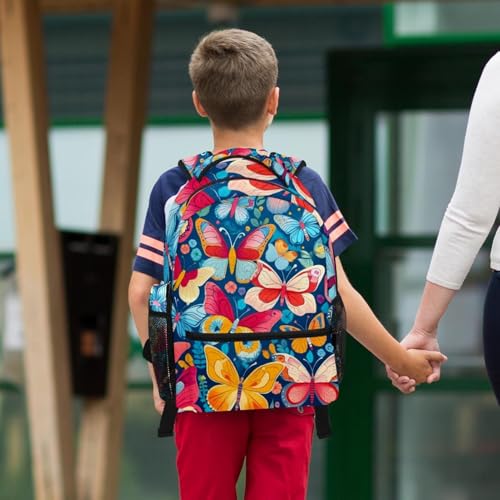 Cartable papillon résistant et imperméable avec trousse pour protéger les cahiers A4