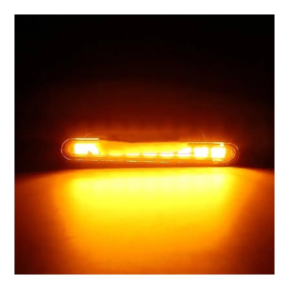 Indicateurs de Moto Clignotants De Moto À 9 LED, Lampes Indicateurs En Métal Ambre, Lampe De Signalisation Pour Moto Tout-terrain, Double Sport, Accessoires 12V