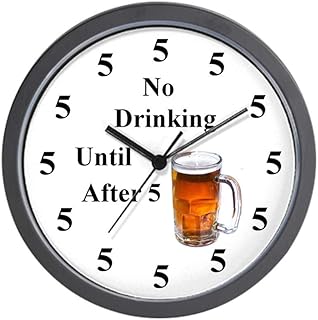 CafePress No Drinking Until After Five Unique Decorative 10