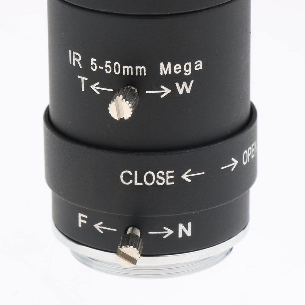 5 50mm 6 1/3" Vario Objektiv mit Manueller Blende Und CS Irisblende für Kameras.