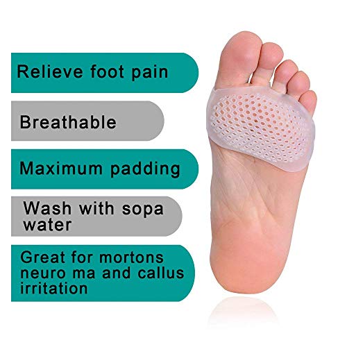 2 paia di cuscinetti metatarsali per avampiede