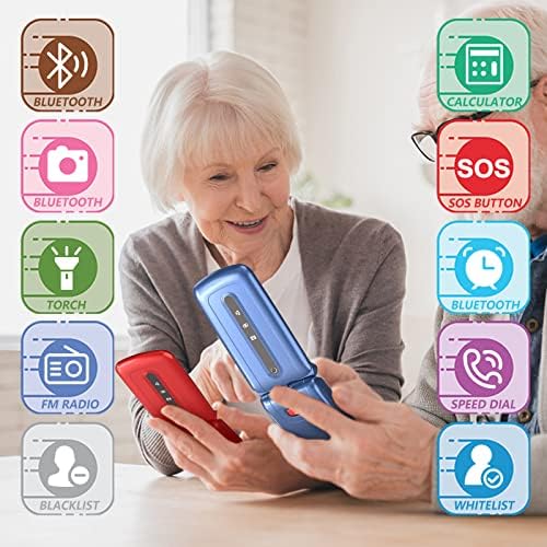 Telefono Per Anziani Uleway G180 - Tasti Grandi, Dual SIM, Batteria Lunga Durata | Con Tasto SOS E Base Di Ricarica - Foto 4