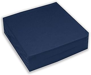 Hermell Products WC4440NV Wheelchair Cushion, 16 by 18 by 4-Inch, Navy