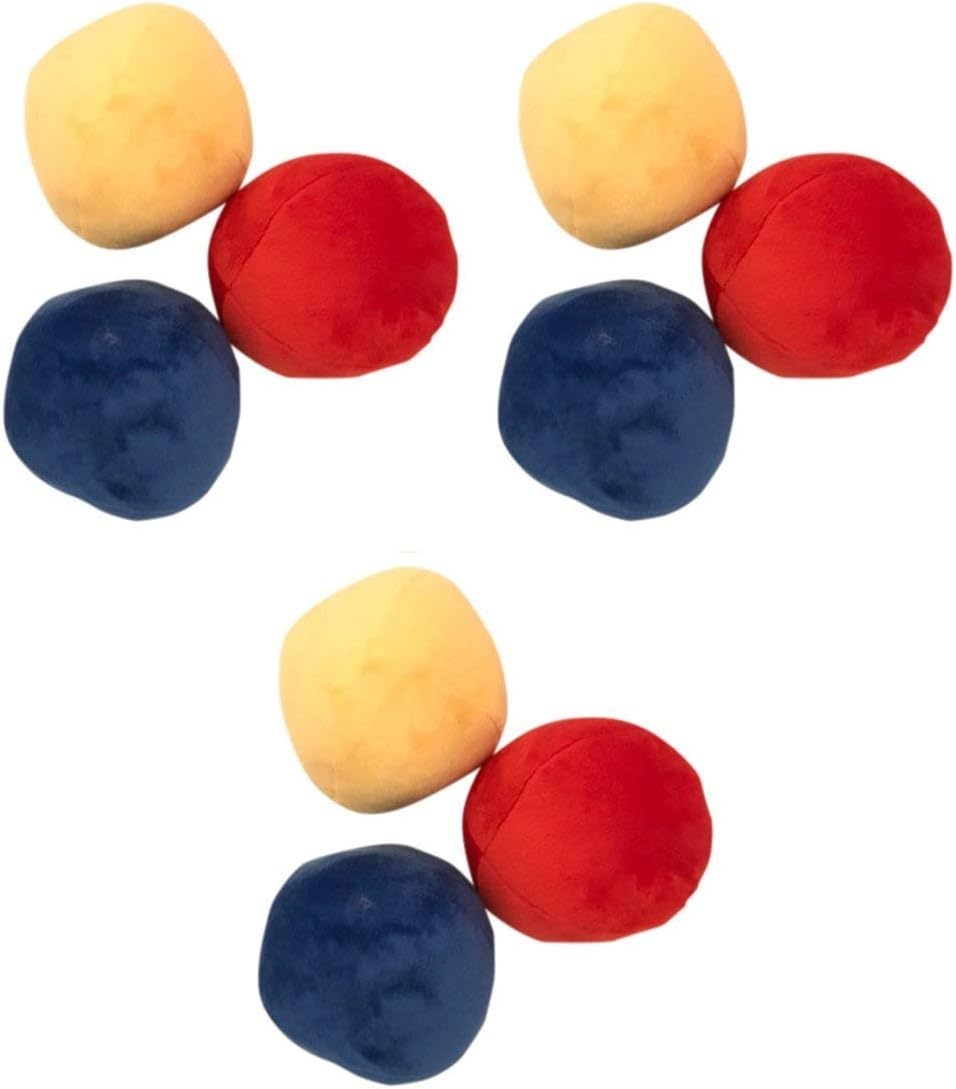 9 Pack BIG Plush Soft Squeaky Balls for LARGE Dogs